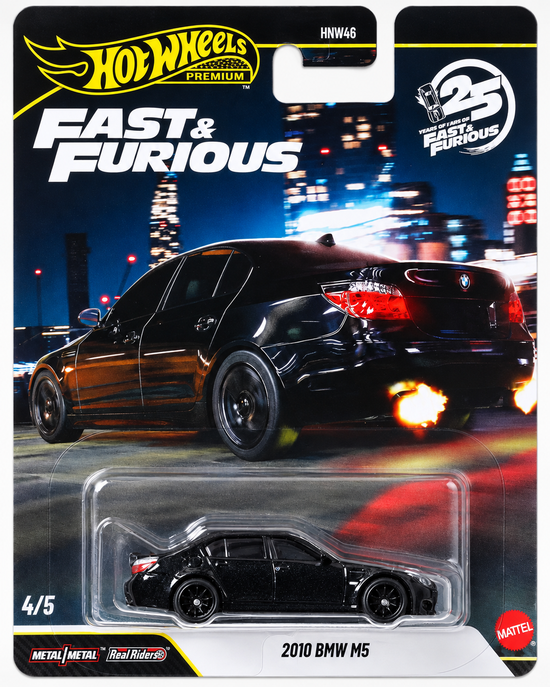 2026 Hot Wheels Premium 2010 BMW M5 Fast & Furious 25th