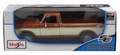 Maisto 1:18 Scale 1979 Ford F150 Ranger Pickup Truck Brown / Cream Diecast Model