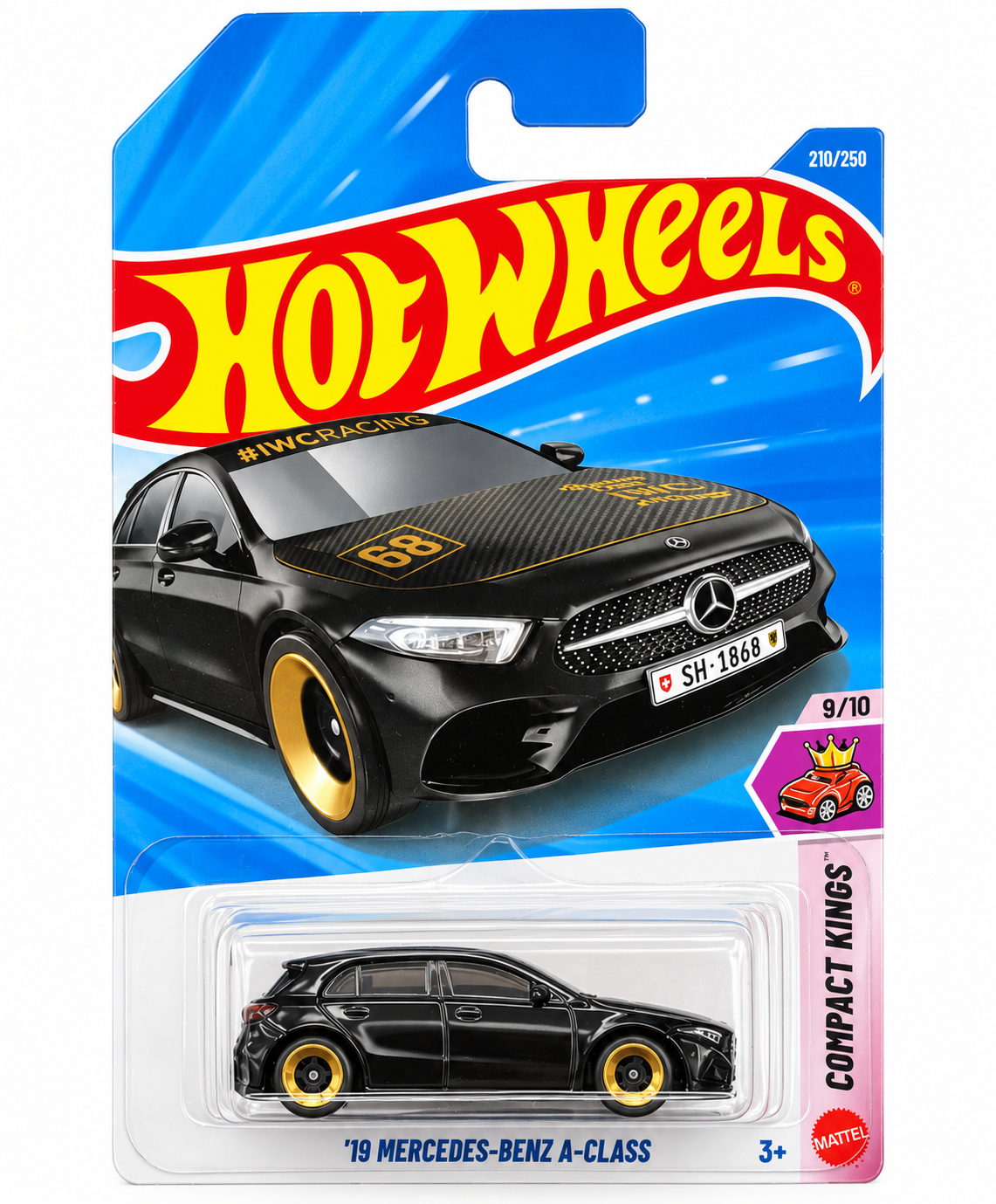 Hot Wheels 2026 HW Compact Kings 9/10 Black '19 Mecedes-Benz A-Class