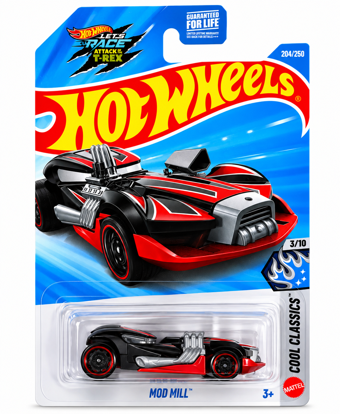 Hot Wheels 2026 Black & Red Mod Mill 204/250 Cool Classics 3/10 K Case