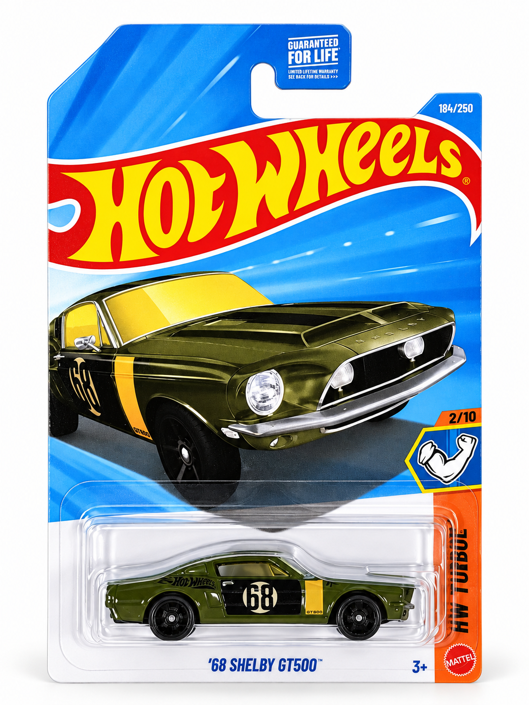 Hot Wheels '68 Shelby GT500 HW Hot Trucks 1:64 Green Diecast