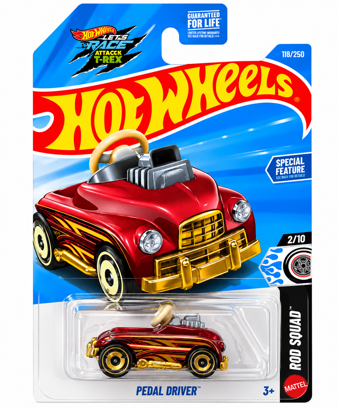 2026 New Hot Wheels Pedal Driver 118/250 Case K