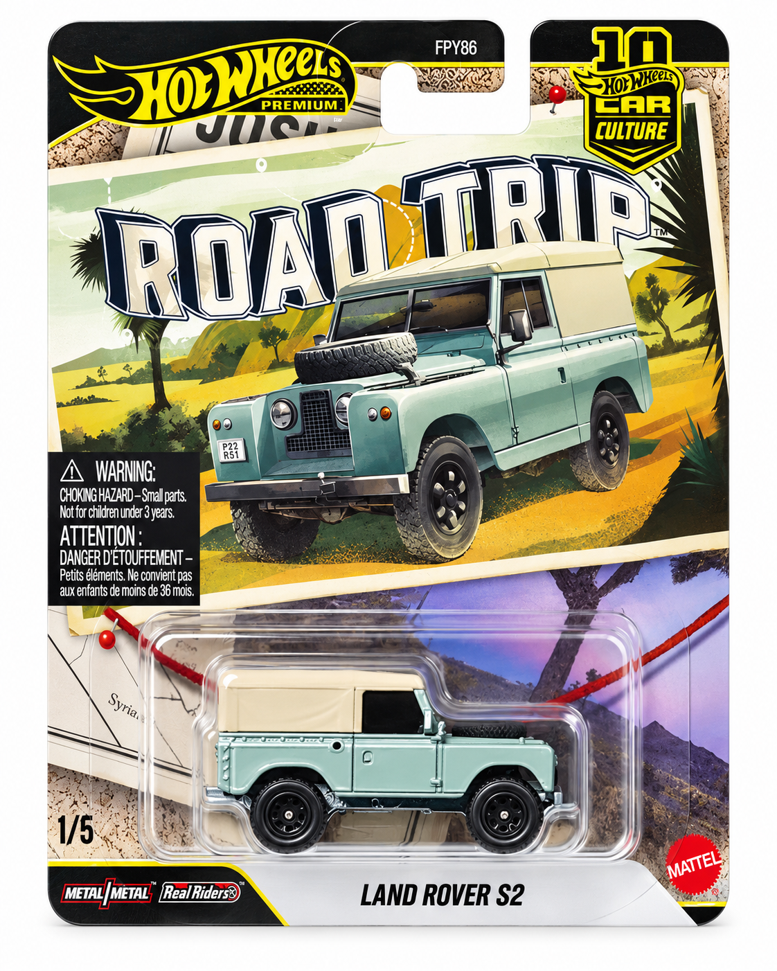 Hot Wheels (Off Road) Land Rover S2 Road Trip Car Culture 2026 1/64