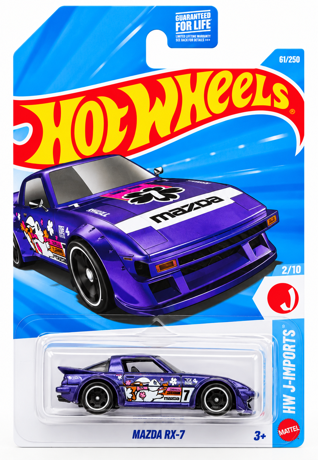 Hot Wheels 2026 HW J-Imports 2/10 Purple Mazda RX-7