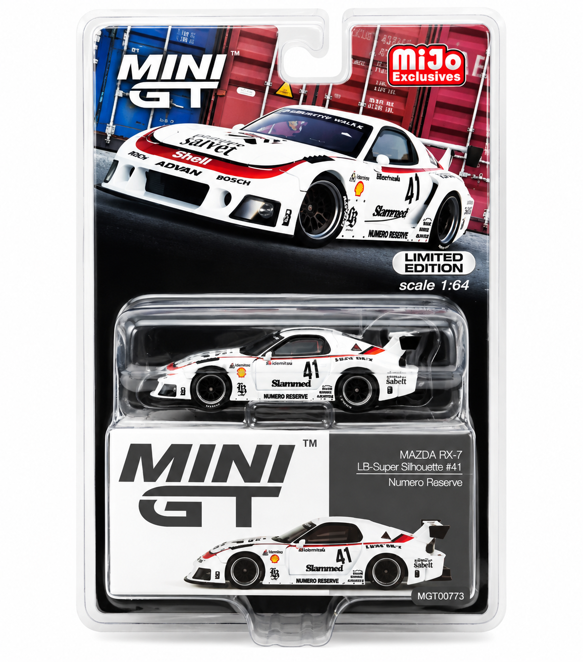 Mini GT 1:64 MAZDA RX-7 LB-Super Silhouette #41 Numero Reserve