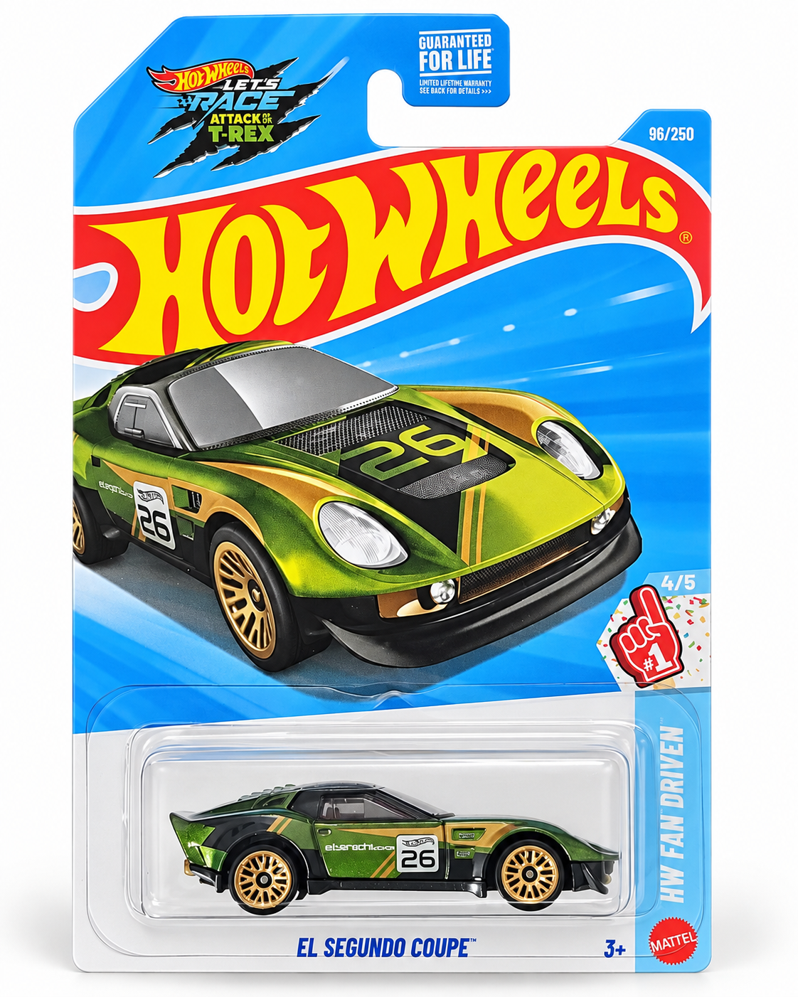 Hot Wheels HW Fan Driven 4/5 El Segundo Coupe 96/250 Green
