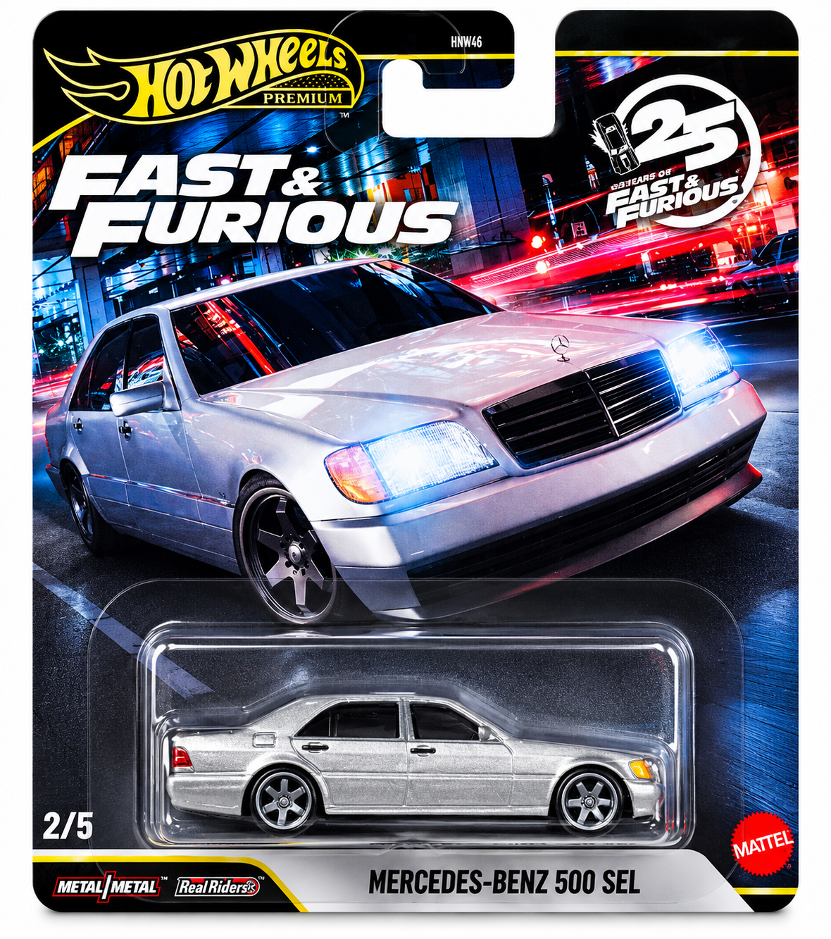 Hot Wheels Premium Fast & Furious Mercedes-Benz 500 SEL