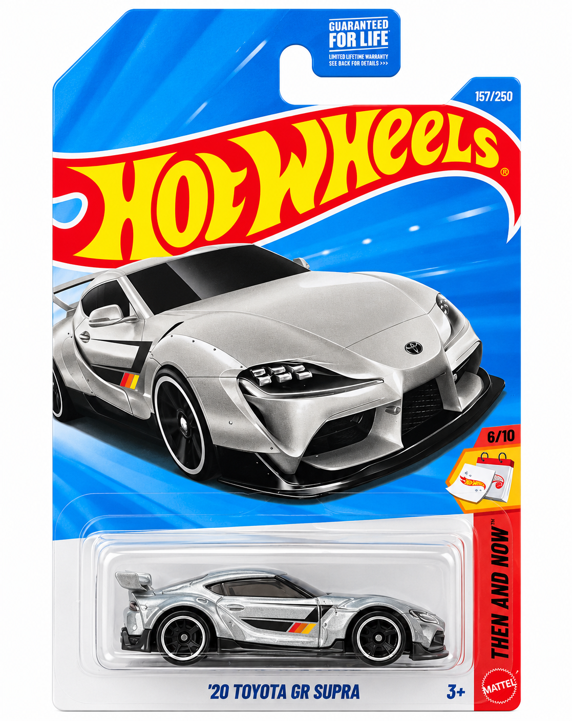 Hot Wheels 2026 - '20 Toyota GR Supra (Gray) - Then And Now - 157/250