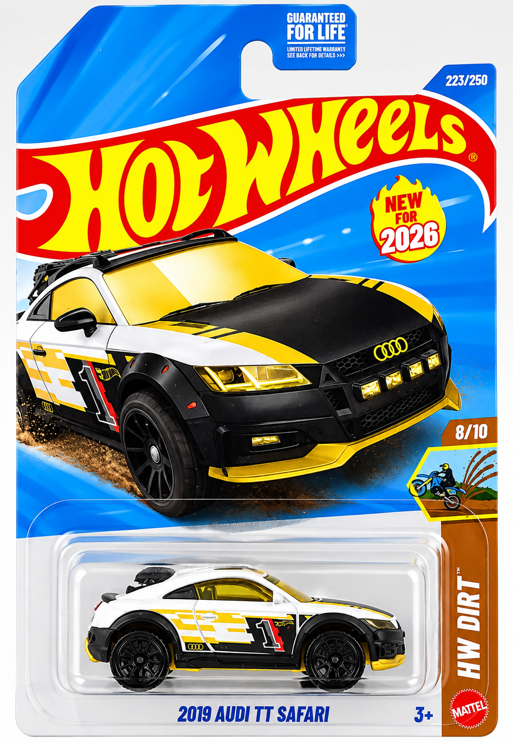 2026 Hot Wheels White 2019 Audi TT Safari HW Dirt #223